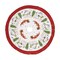 Threadmade Home Santa's Snowy Sleighride Christmas Tree Skirt, Multicolor - 48"W x 48"L